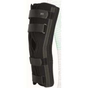 GENUCAST MODULAR CLASSIC VELPEAU Attelle de genou universelle, d'immobilisation en extension, taille 1, hauteur 45 cm, unité