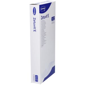 ZETUVIT E STERILE Pansement très absorbant stérile, non adhérent à la plaie, conformable, 10 cm x 20 cm (ref. 413771), bt 25