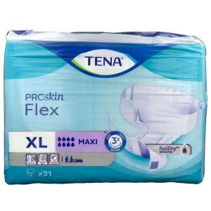 TENA FLEX MAXI Change complet avec ceinture de fixation pour adulte, extralarge, sac 21