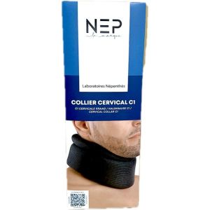 Collier Cervical C1 H7,5Cm T1 Noir Nep