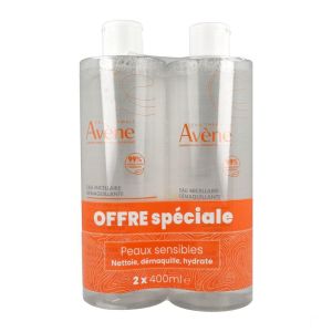 Avene Eau Micellaire Demaquillant 2X400Ml