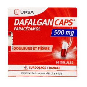 Dafalgancaps 500mg Gelu Bt16