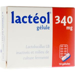 LACTEOL 340 MG GELULE B/10