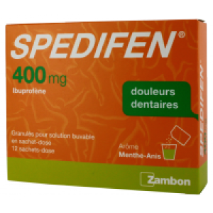 Spedifen 400 Mg Granules Pour Solution Buvable En Sachet-Dose B/12