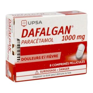 DAFALGAN Comprimé pelliculé 1 g, boîte 8