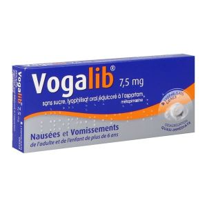 Vogalib 7,5 Mg Sans Sucre Lyophilisat Oral Edulcore A L'Aspartam B/8
