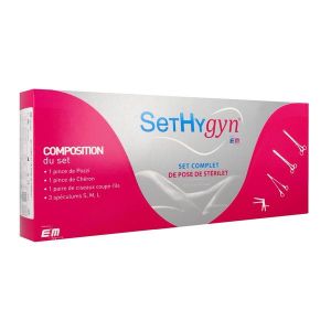 EUROMEDIAL KIT Set de pose de stérilet avec spéculum de Cusco, à l'unité