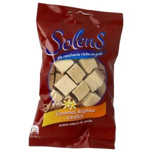 SOLENS GOMMES Gomme réglisse vanillée, sachet 100 g