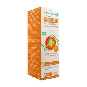 Puressentiel Huile De Massage Effort Musculaire Bio Flacon 100 Ml 1