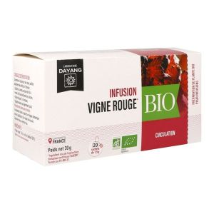 Dayang Vigne rouge BIO - 20 infusettes