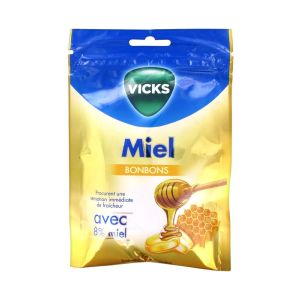 VICKS BONBONS AU MIEL ADOUCISSANT ET RAFRAICHISSANT 72 G