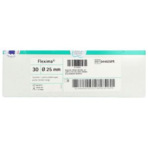 FLEXIMA Poche fermée système 1 pièce, avec filtre intégré, prédécoupée, opaque, diamètre 25 mm (ref. 044025FR), bt 30