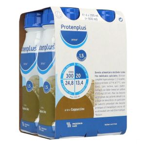 Protenplus Drink Arome Cappuccino Liquide Bouteille 200 Ml Pack 4