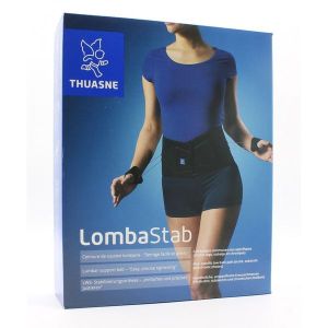 Thuasne Lombastab Standard V2 Ceinture Lombaire 26Cm Noir/Bleu T4 1