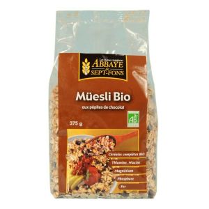 Abbaye de Sept-Fons Müesli aux Pépites de Chocolat BIO - 375g