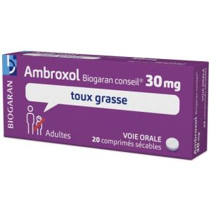 Ambroxol Biogaran Conseil 30 Mg Comprime Secable B/20