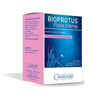 Carrare - Bioprotus Flore intime - boite de 14 sticks de 3 g