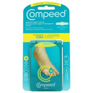 COMPEED PANSEMENTS CORS HYDRATANT MEDIUM BOITE DE 6