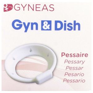 Gyneas Pessaire Gyn&Dish 73 Mm Blanc T5 1