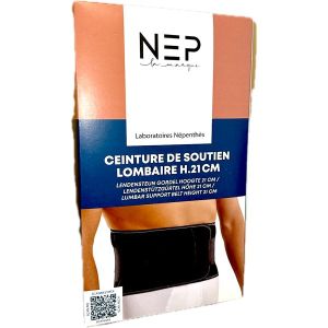 Ceinture Lombaire H21Cm T2 Noir Nep