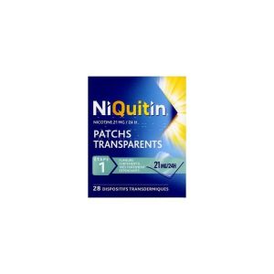Niquitin 21 Mg/24 Heures (Nicotine) Dispositif Transdermique En Sachet B/28