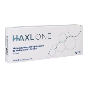 HAXL ONE 2% ( SERINGUE PRE-REMPLIE 4,4 ML - 20 MG/ML) BOITE 1