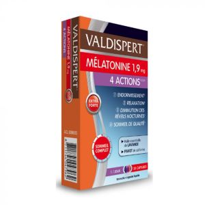 Valdispert Melatonine 4 Actions 1,9Mg Capsule Boite 30