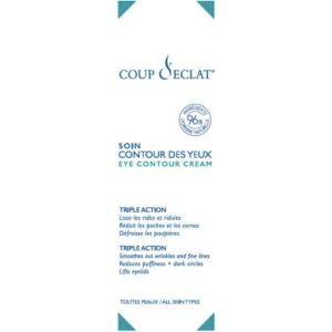 COUP D'ECLAT SOIN CONTOUR DES YEUX Crème triple action pour le contour des yeux, tube 15 ml