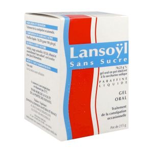 Lansoyl Sans Sucre 78,23 Pour Cent Gel Oral En Pot Edulcore A La Saccharine Sodique 1 Pot(S) En Verre De 215 G