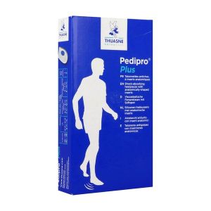 Pedipro Plus Antichoc Insert Anatomique Blanc Av Insert Bleu T2 40-46 Talonnette 1