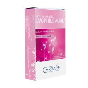 Carrare - Lyophilevure - 30 sachets