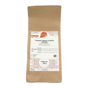 ORANGE AMERE ECORCE PHARMA PLANTES Ecorce de fruit d'orange amère, vrac, coupée, sac 250 g