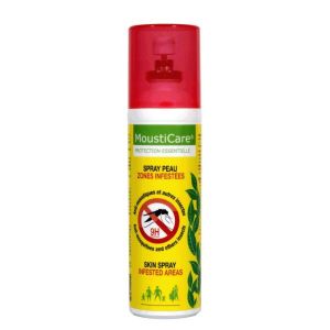 Mousticare Spray peau anti-moustiques zones infestées - 75 ml