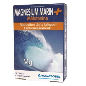 Aquatechnie Magnésium + Mélatonine - 30 gélules
