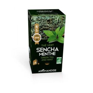 Aromandise Infusettes Sencha de Uji et Menthes - 18 x 2 g