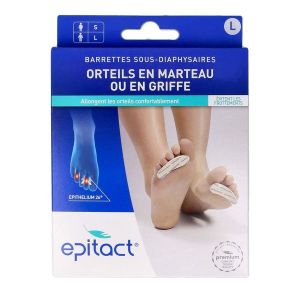 EPITACT BARRETTE SOUS DIAPHYSAIRE Barrette sous diaphysaire à l'Epithelium 26, homme (ref. 0462), paire