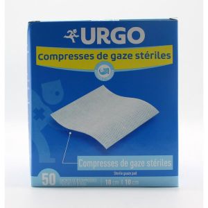 Urgo Compresse Sterile Tissee 10*10Cm (50 Sachets De 2 Compresses) 100