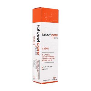 IALUSETCARE PLUS CREME Crème à base d'acide hyaluronique et de sulfadiazine argentique, tube 25 g
