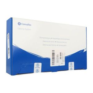 ESTEEM PLUS INVISICLOSE STANDARD CONVEXE POCHE OUVERTE Poche vidable, système 1 pièce, prédécoupée, opaque, diamètre 25 mm (ref. 416743), bt 10