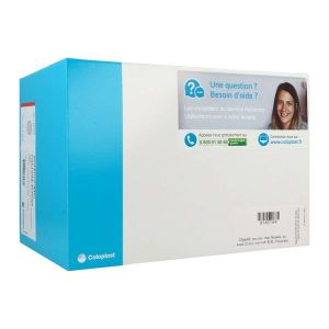 SENSURA MIO CLICK VISIO POCHE FERMEE MIDI Poche fermée, filtre intégré, système 2 pièces, textile neutre opaque, diamètre 50 mm (ref. 114129), bt 30