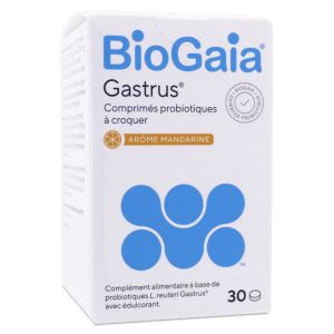 Biogaia Gastrus Mandarine Comprime Boite 30