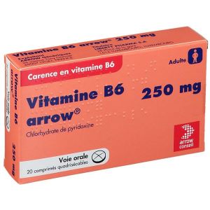 Vitamine B6 Richard 250 Mg Comprime Quadrisecable B/20