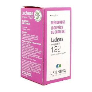 Lehning N122 Solution Buvable En Gouttes 1 Flacon(S) En Verre Jaune(Brun) De 30 Ml Avec Compte-Gouttes