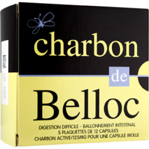 CHARBON DE BELLOC 125 MG CAPSULE MOLLE B/60