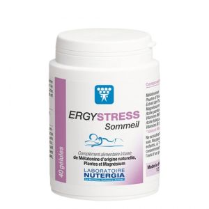 Ergystress Sommeil 40 Gelules Nutergia