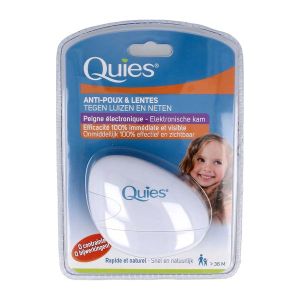 Quies Peigne Anti-Poux Electrique - Peigne Sans Pile 1