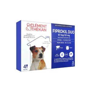 Fiprokil Duo 67Mg/20Mg Solution Pour Spot-On Pour Petits Chiens Pipette 0,67 Ml 4