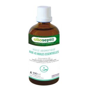 Olioseptil Huile aromatique aux 41 huiles essentielles BIO (ex: BIO41) - compte gouttes 100 ml
