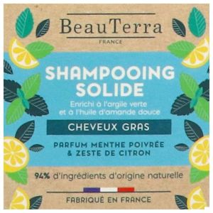Beauterra Savon Solide Cheveux Gras Pain 75 G 1