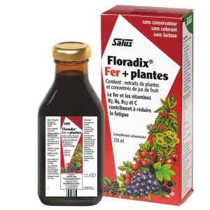 Salus Floradix fer + plantes - flacon 250 ml